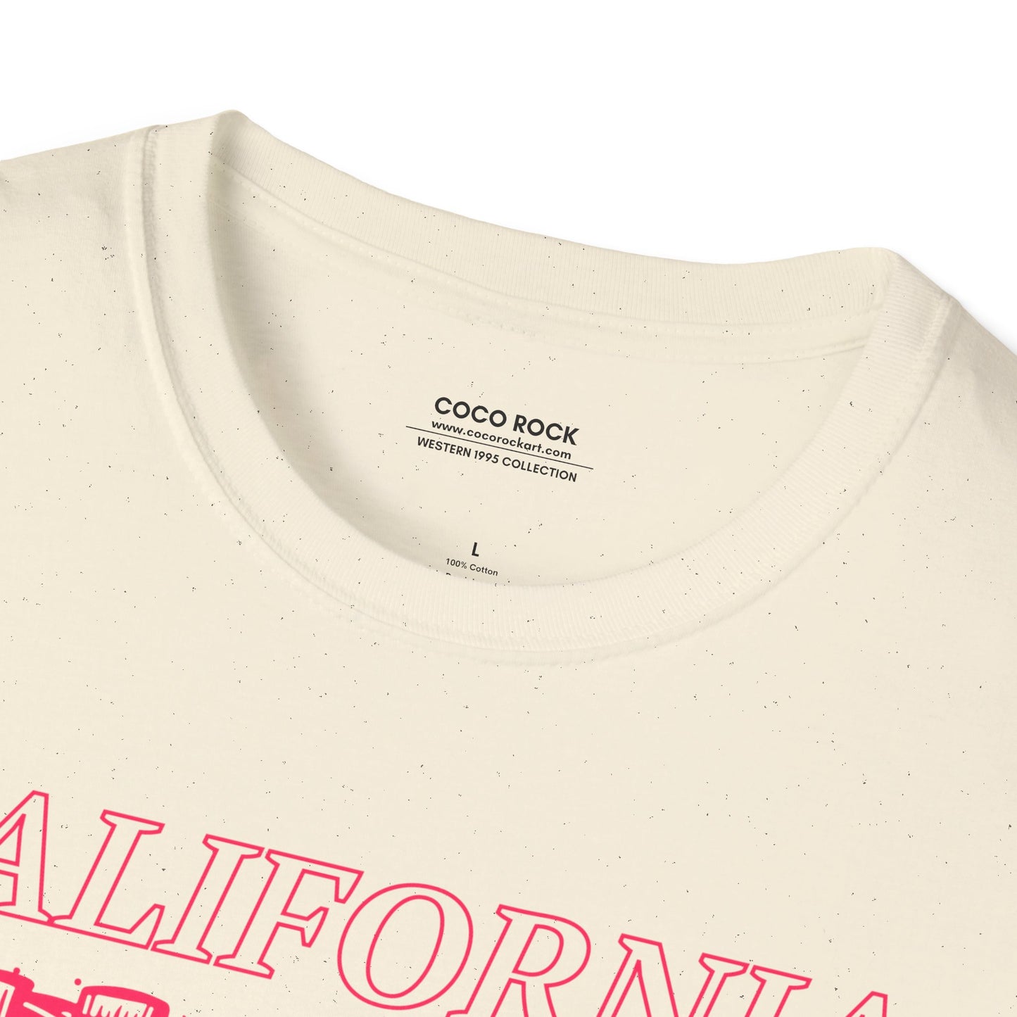 California, USA, Pink Cowboy Boots Graphic T-Shirt, Western 1995 Graphic Tee Collection