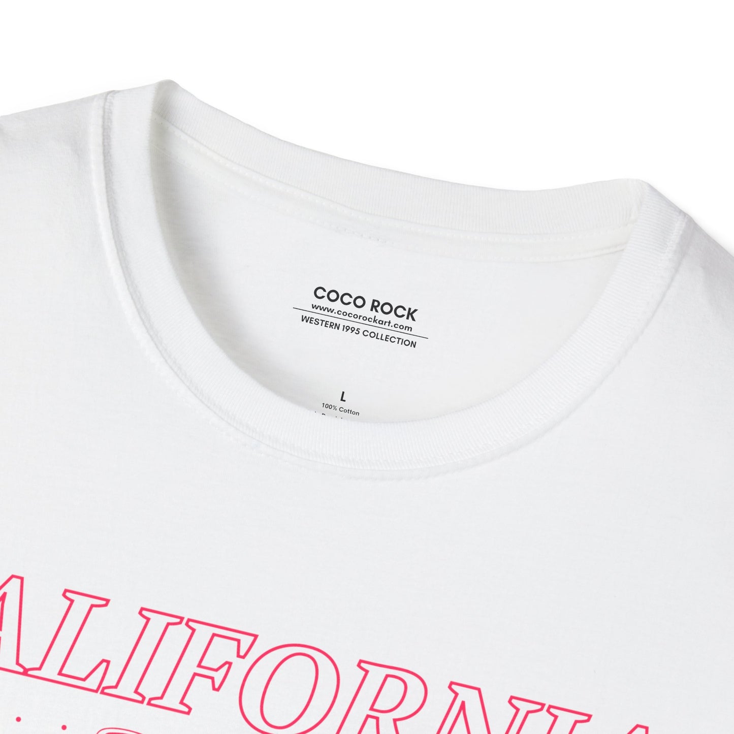 California, USA, Pink Cowboy Lasso Graphic T-Shirt, Western 1995 Graphic Tee Collection